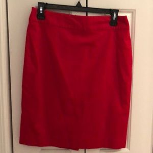 Women’s Banana Republic red pencil skirt